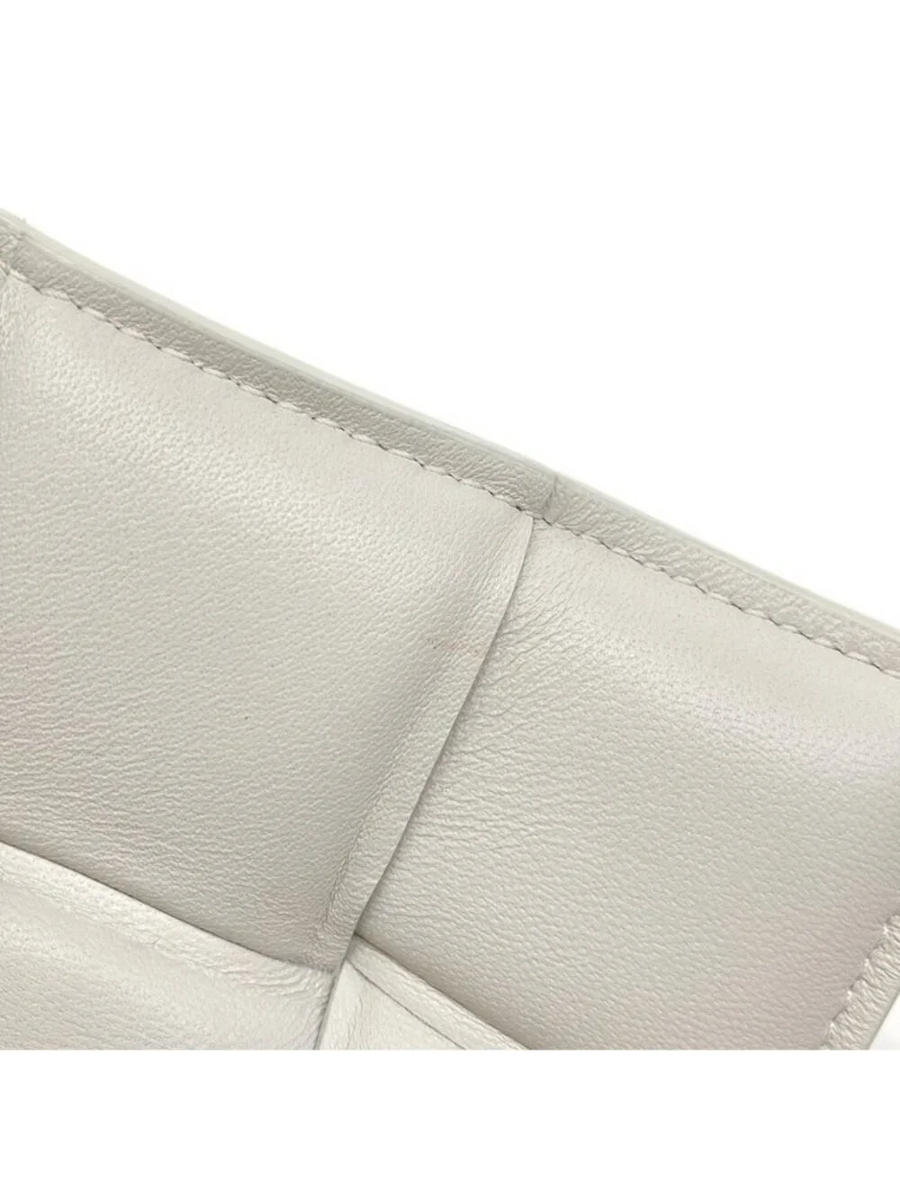 Bottega Veneta Shoulder Bag Padded Cassette Light Gray Lambskin